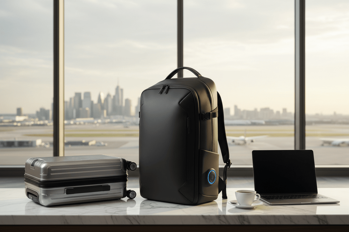 商务出差新标杆：Vanta Eclipse Max 60L 一键电动真空背包深度实测 - Vanta
