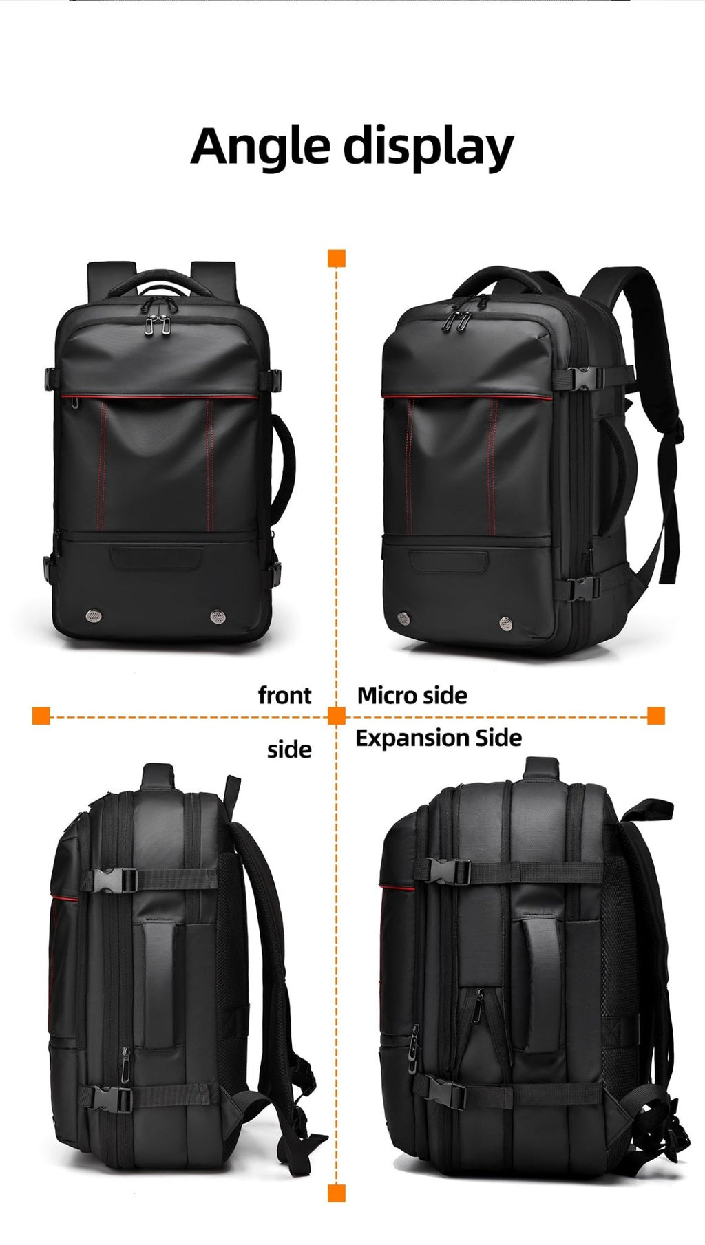 Vanta Eclipse Pro 60L Compression Travel Backpack — Classic - Vanta