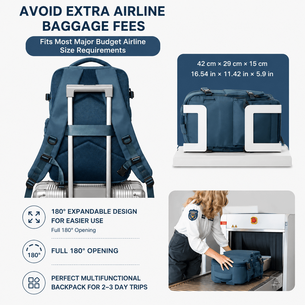 Vanta Eclipse One 50L Compression Travel Backpack - Vanta