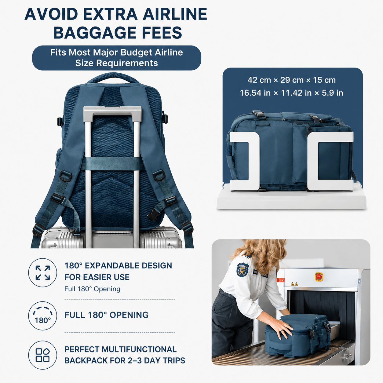 Vanta Eclipse One 50L Compression Travel Backpack - Vanta