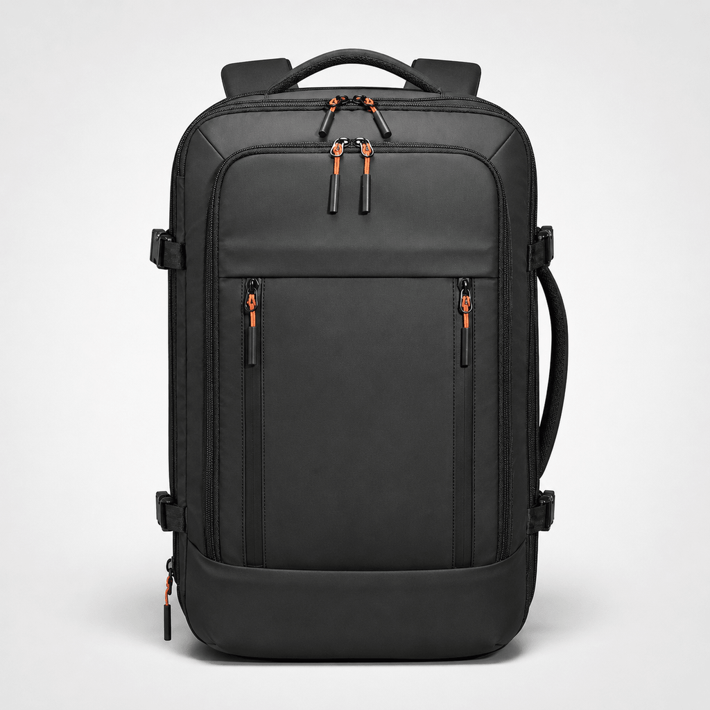 Vanta Eclipse Max 60L — One - Button Electric Compression Travel Backpack - Vanta