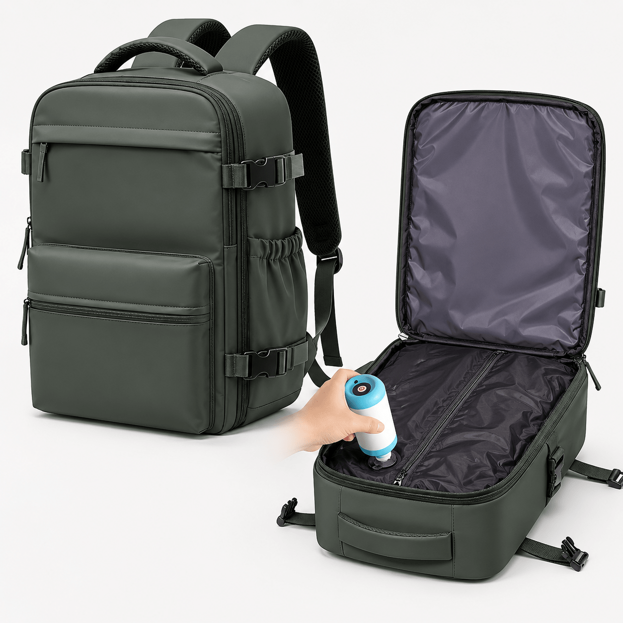 Vanta Eclipse One 50L Compression Travel Backpack - Vanta