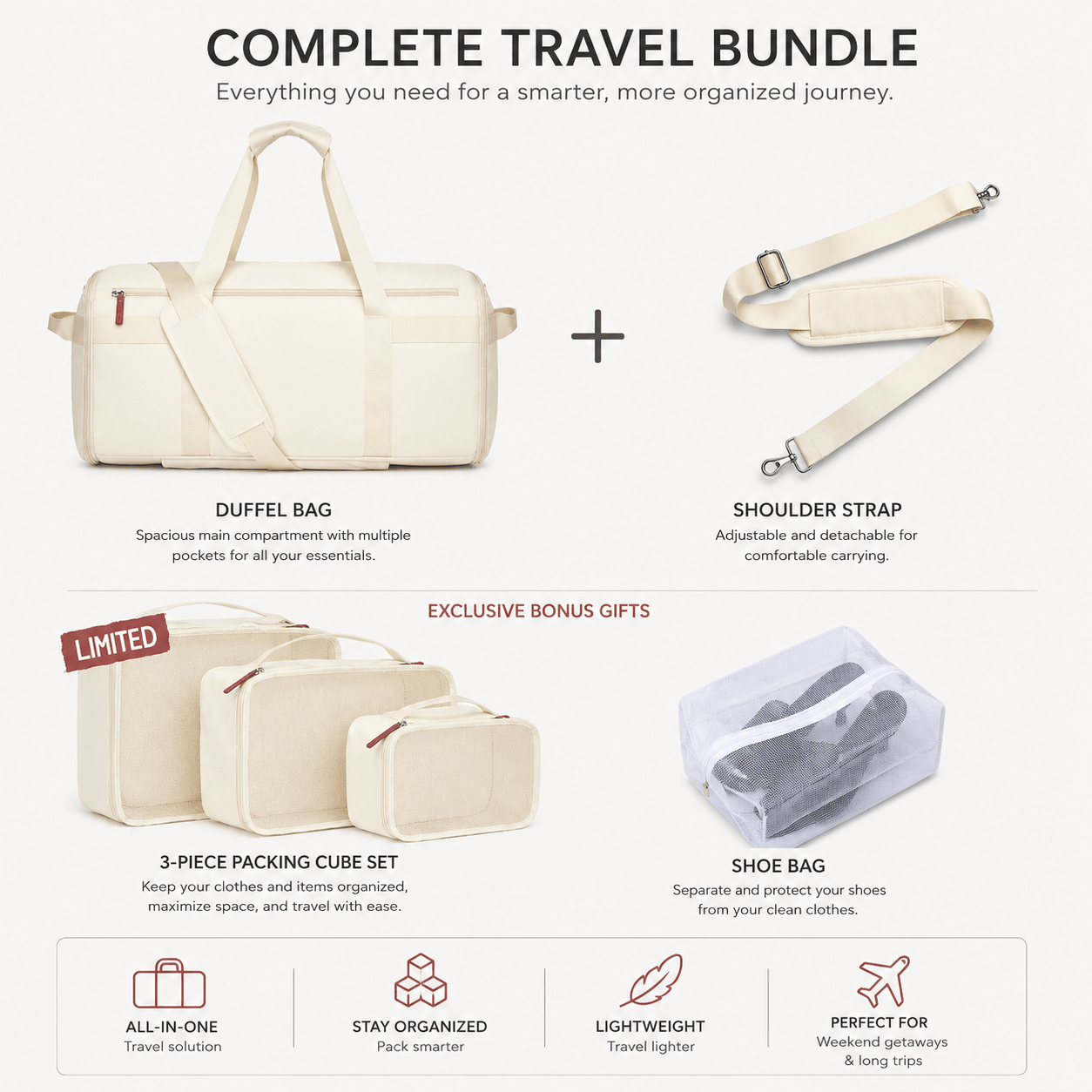Vanta Carry Duffel — RollPack™ - Vanta