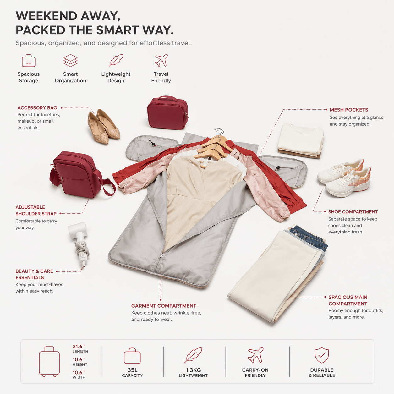 Vanta Carry Duffel — RollPack™ - Vanta