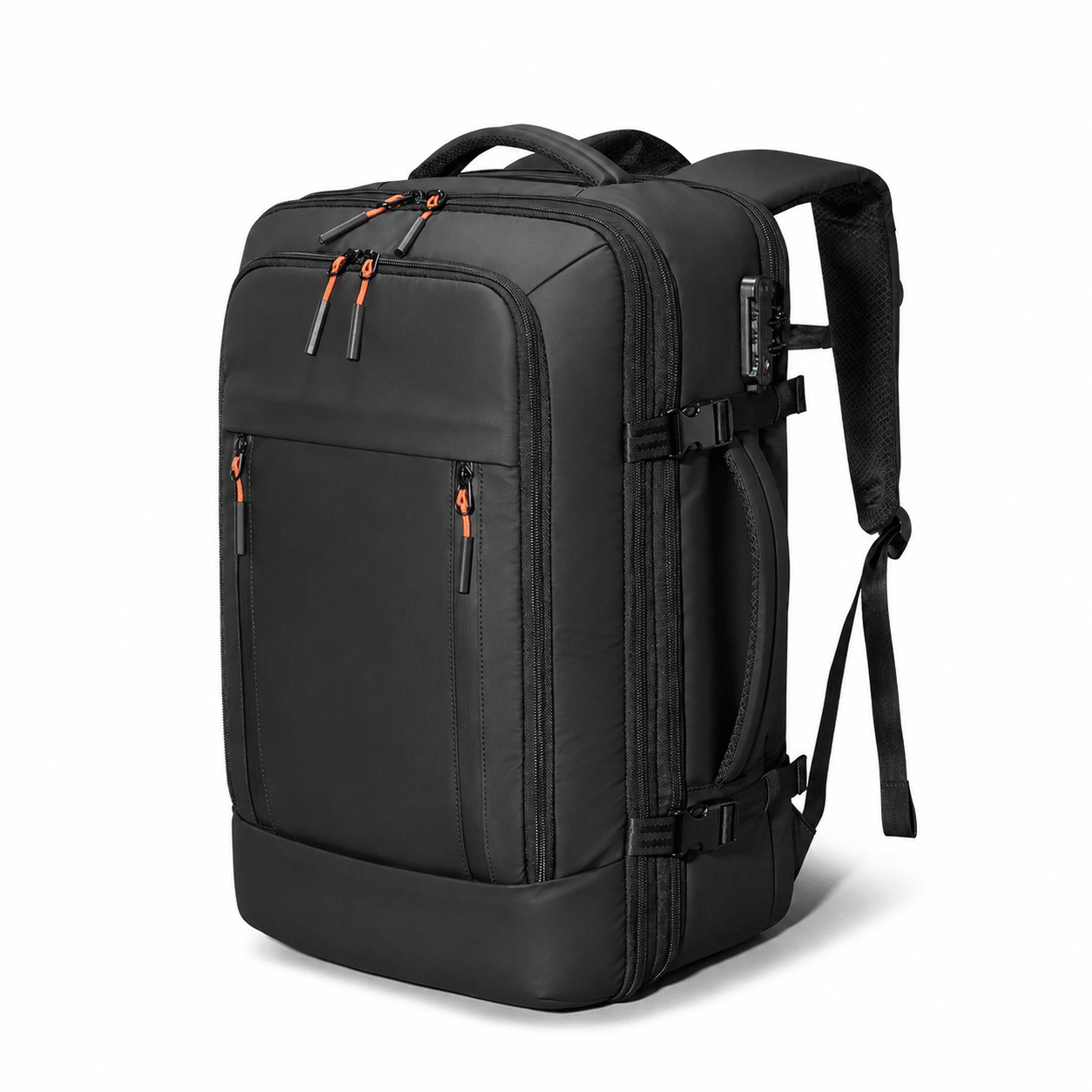 Vanta Eclipse Max 60L — One - Button Electric Compression Travel Backpack - Vanta