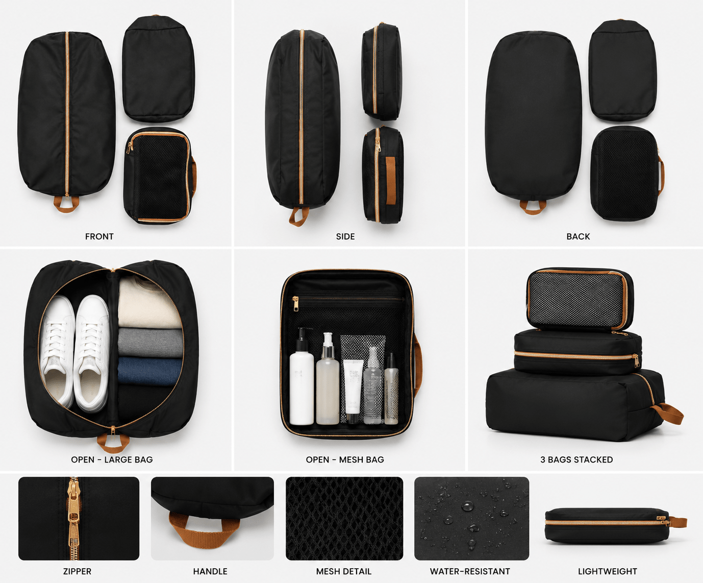 Vanta PackSystem 3 - Piece — Travel Organizer Set - Vanta