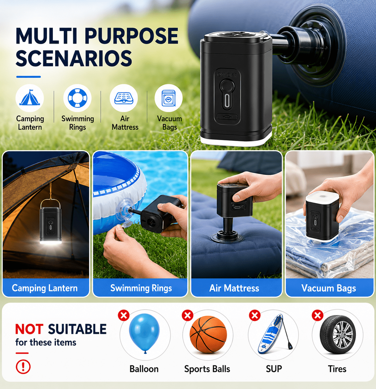 Vanta AirCore Pump — Portable Electric Compression Pump - Vanta